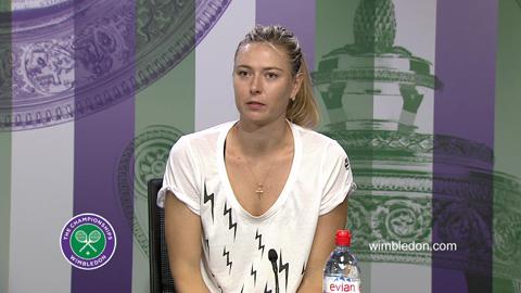 Maria Sharapova Third Round Press Conference