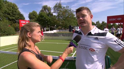 Brian O'Driscoll Live @ Wimbledon interview