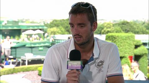 Viktor Troicki visits the Live @ Wimbledon studio