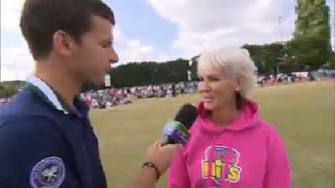 Judy Murray Live @ Wimbledon interview