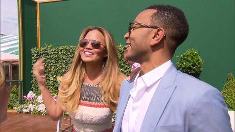 John Legend and Chrissy Teigen Live @ Wimbledon interview
