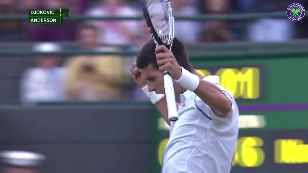 Djokovic whips the crowd into a frenzy