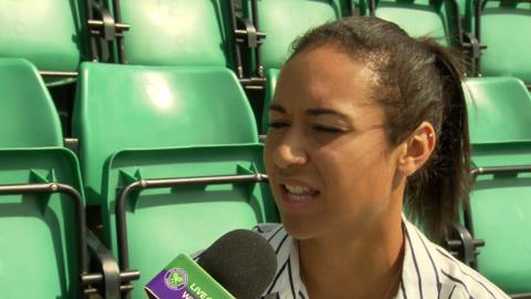 Heather Watson Live @ Wimbledon interview