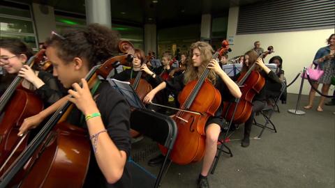 Rachel meets the Wandsworth Pops Orchestra