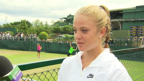 Katie Swan Live @ Wimbledon interview
