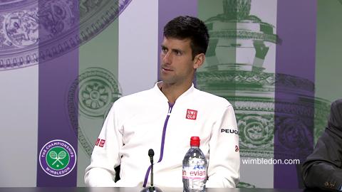 Novak Djokovic Fourth Round Press Conference