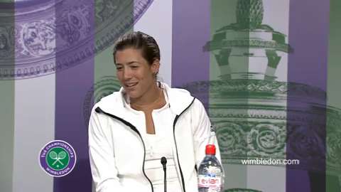 Garbine Murguruza Quarter-Final Press Conference