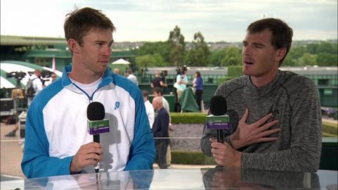 Jamie Murray and John Peers visit the Live @ Wimbledon studio