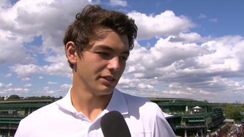 Taylor Fritz Live @ Wimbledon interview