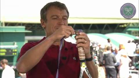 Mats Wilander attempts the Gasquet re-grip