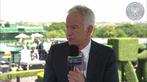 John McEnroe visits the Live @ Wimbledon Studio
