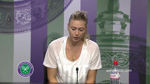 Maria Sharapova Semi-Final Press Conference