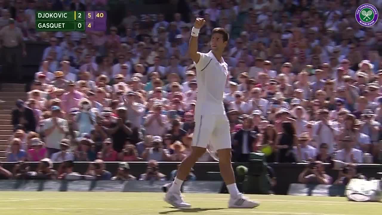 Legend Rod Laver leads applause for Djokovic