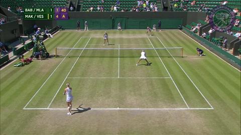 2015 Day 11 Highlights, Timea Babos & Kristina Mladenovic vs Ekaterina Makarova & Elena Vesnina, Semi-Final