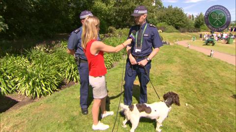 Rachel Stringer meets the police sniffer dogs