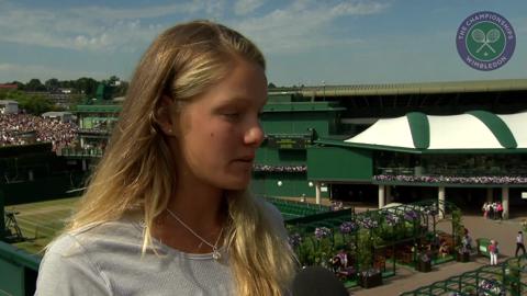 Sofya Zhuk Live @ Wimbledon interview