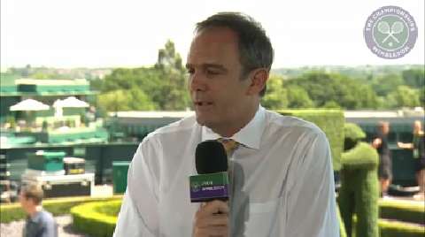 Paul Annacone visits the Live @ Wimbledon studio