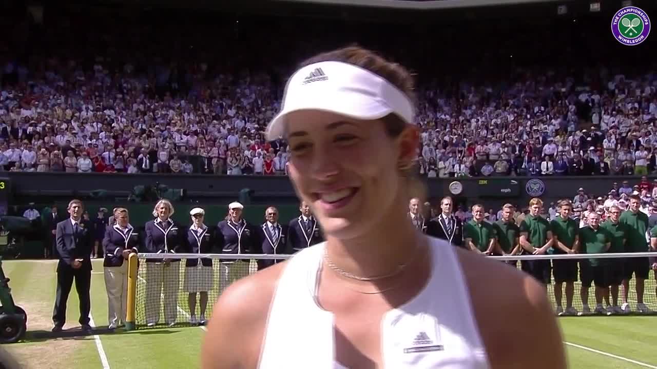 Muguruza's final interview