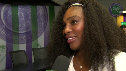 Serena Williams Live @ Wimbledon interview