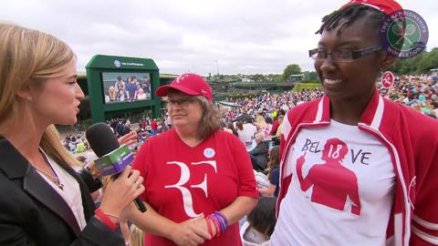 Rachel Stringer meets Roger Federer's biggest fans