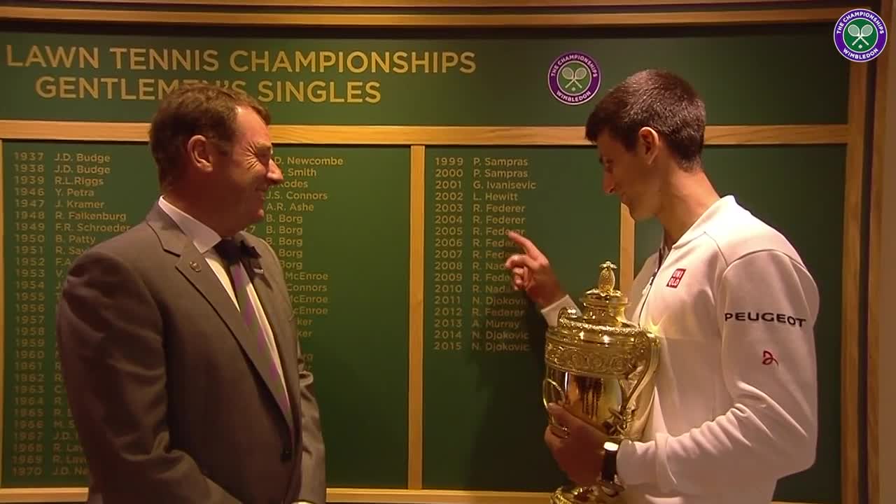 Djokovic eyes up the Roll of Honour