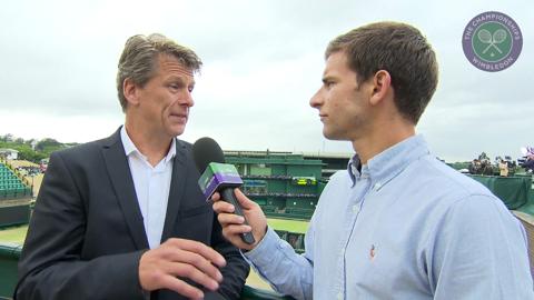 Andrew Castle Live @ Wimbledon interview