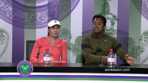 Leander Paes & Martina Hingis Final Press Conference