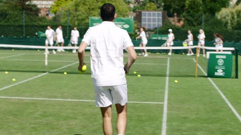 Clinics with Tim Henman at Road to Wimbledon