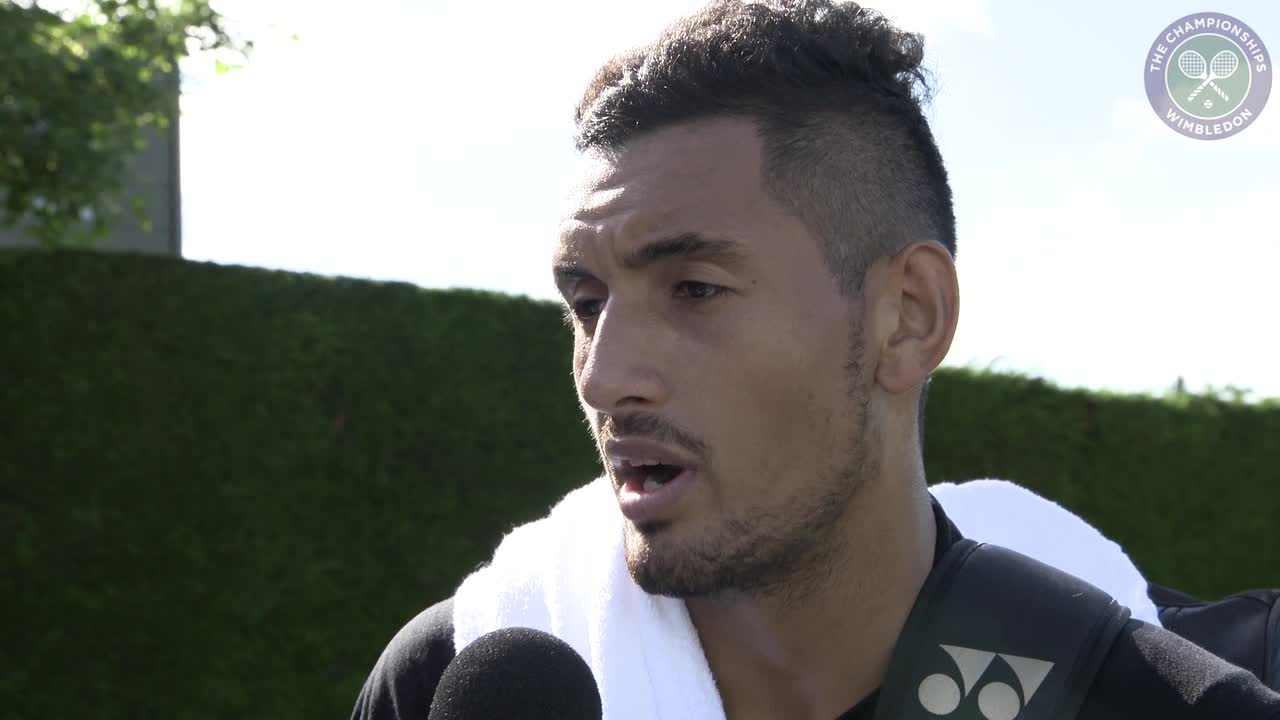 'It's great to be back' - Nick Kyrgios
