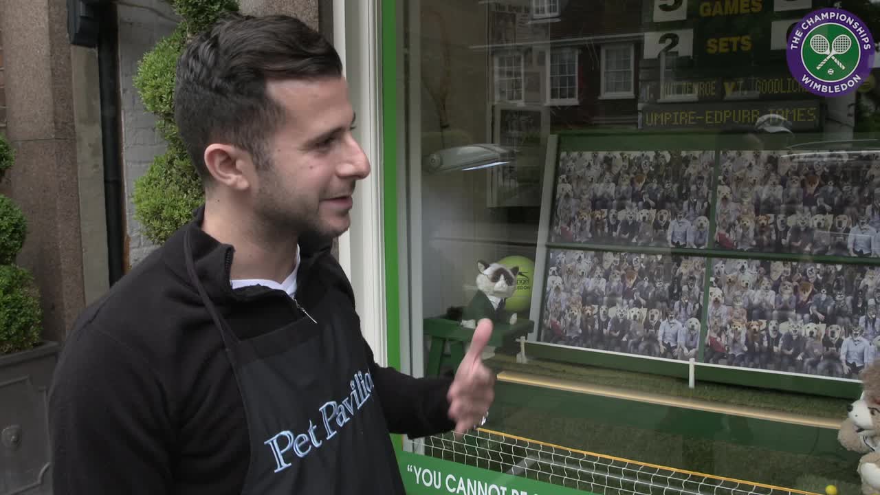 Wimbledon village shopkeepers compete for best tennis themed window