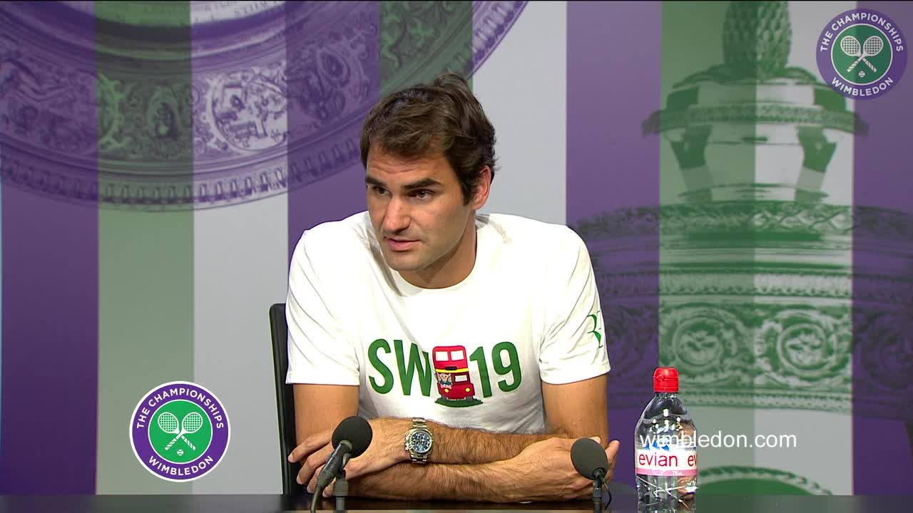 Roger Federer pre-Championships press conference