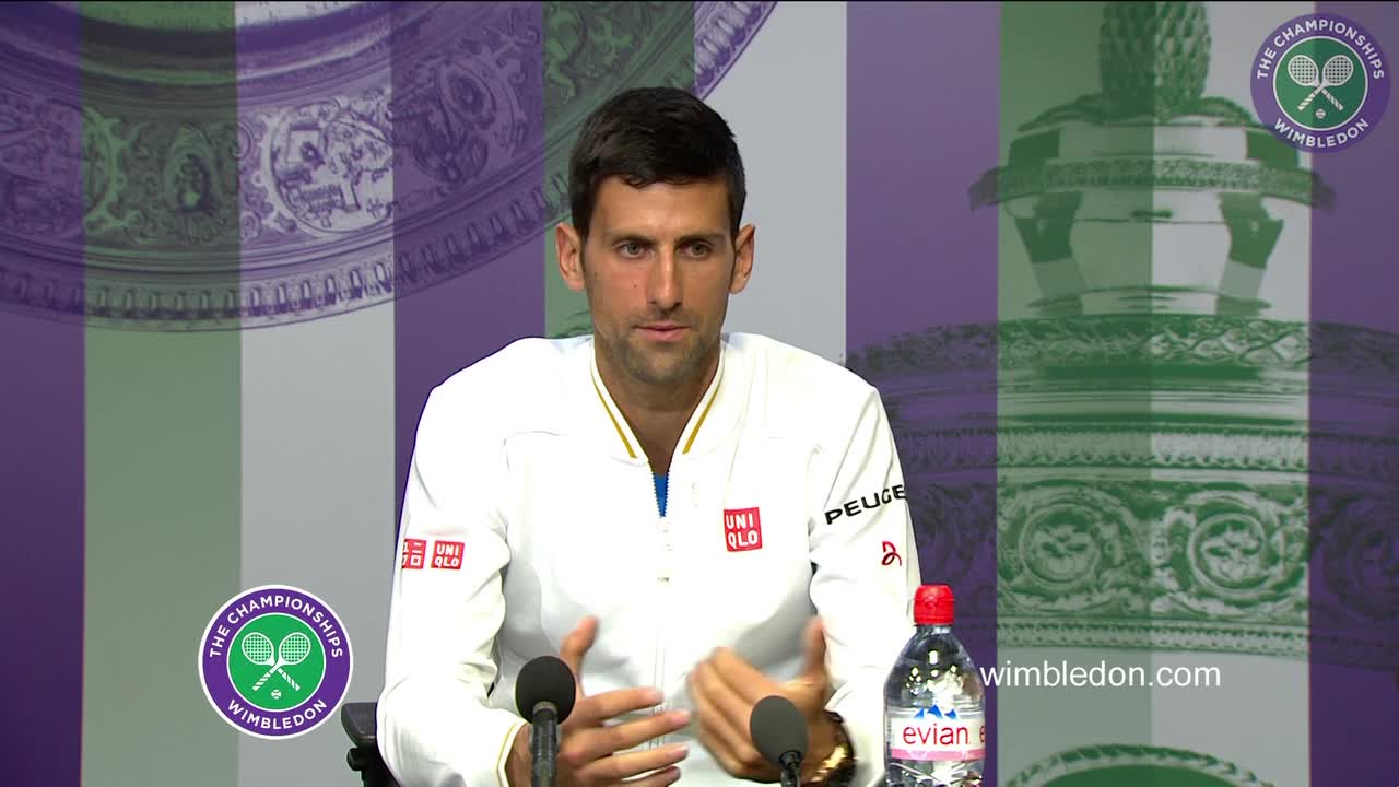 Novak Djokovic pre-Championships press conference