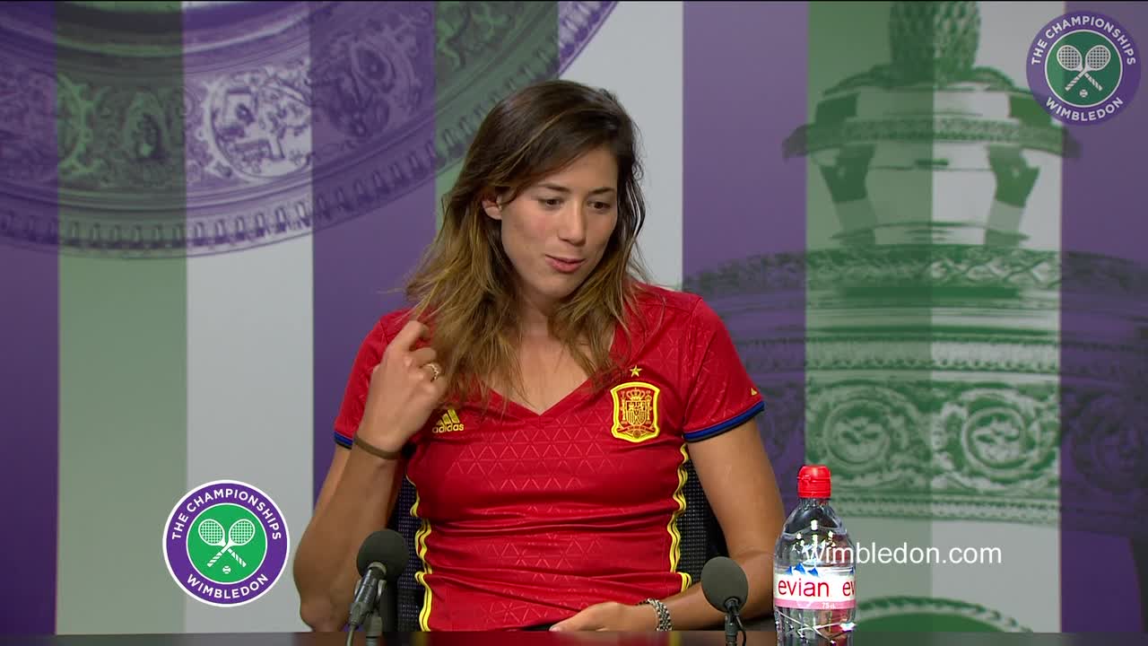 Garbiñe Muguruza pre-Championships press conference