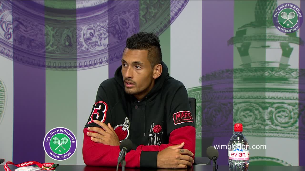 Nick Kyrgios pre-Championships press conference