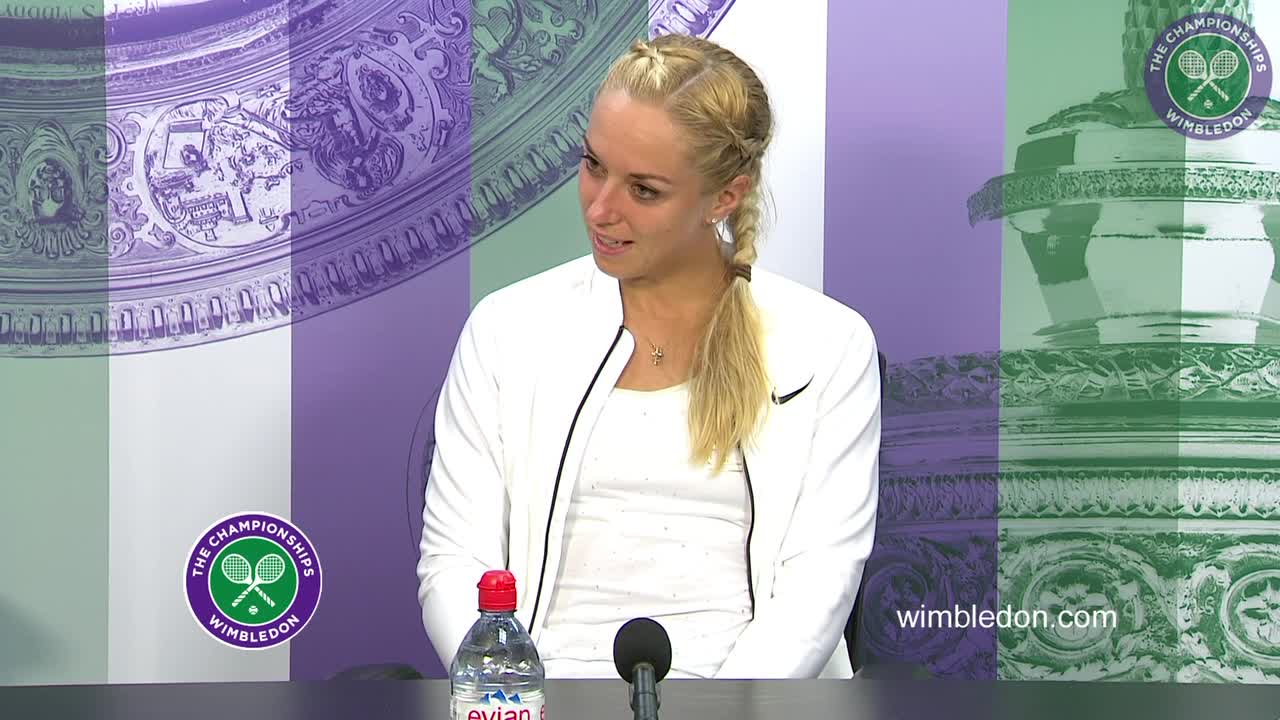Sabine Lisicki first round press conference
