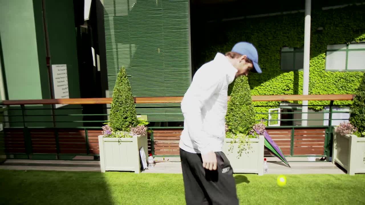 Top players show off their #wimbleskills