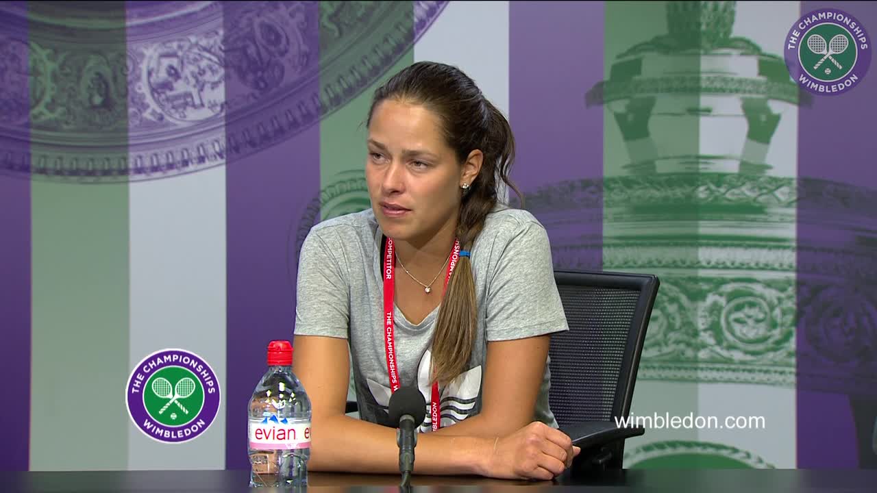 Ana Ivanovic first round press conference