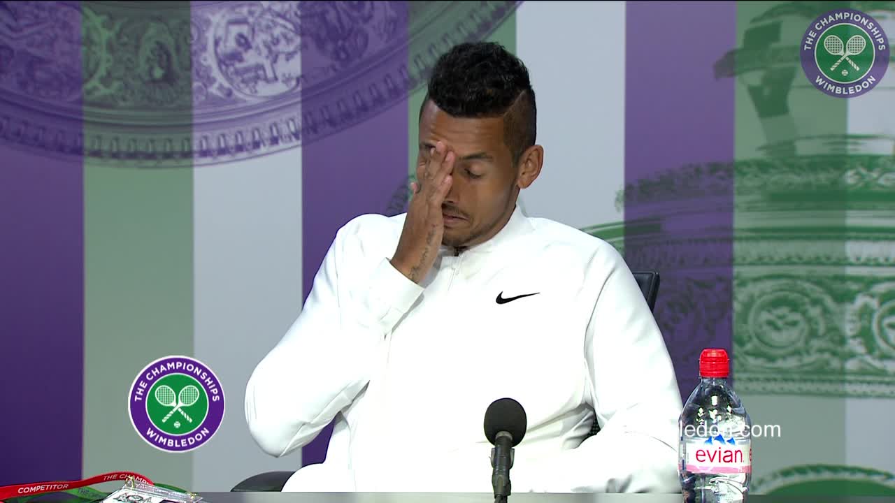 Nick Kyrgios first round press conference 