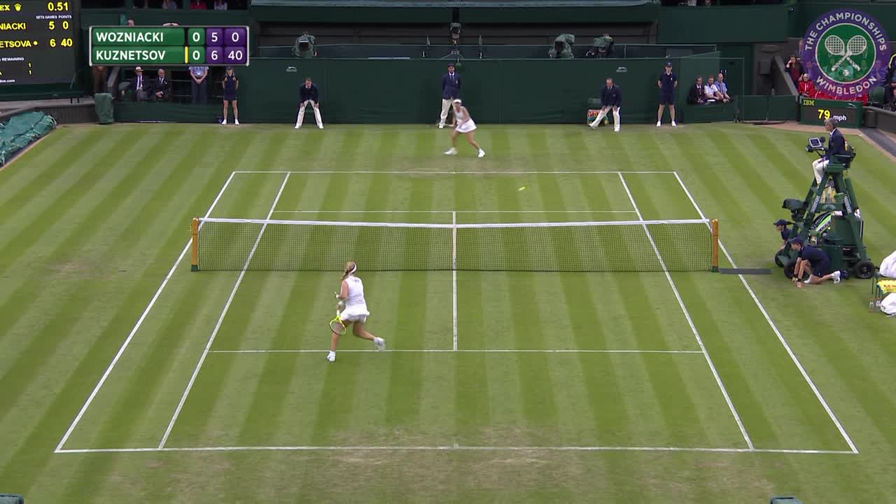 2016, Day 2 Highlights, Svetlana Kuznetsova vs Caroline Wozniaki
