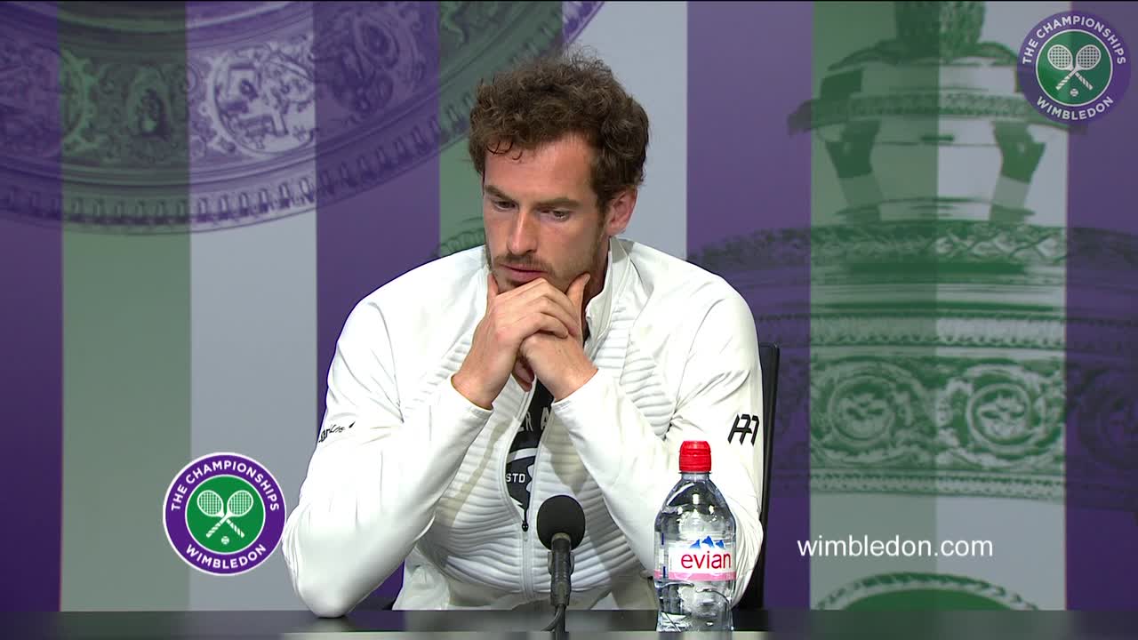 Andy Murray first round press conference