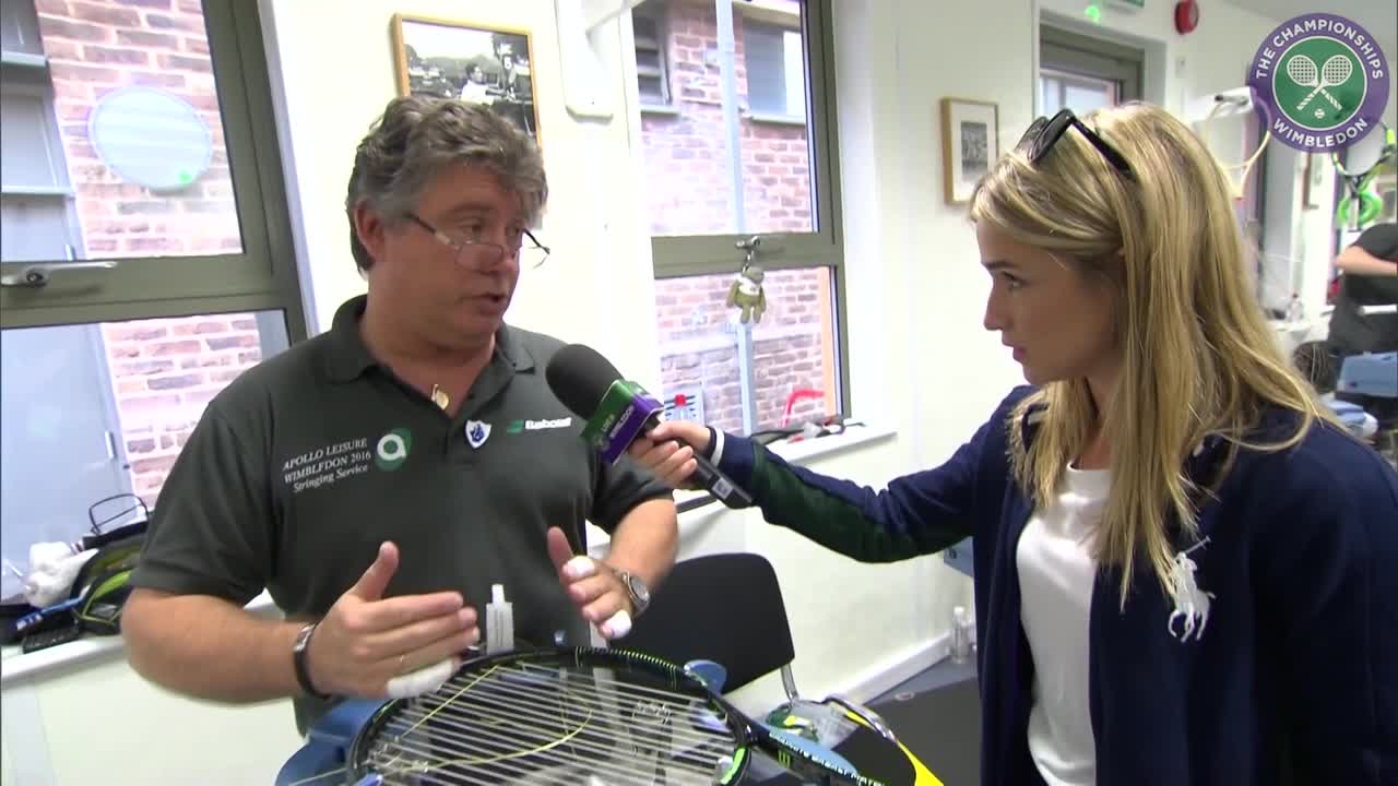 The racket stringers working all hours to arm Wimbledon's players