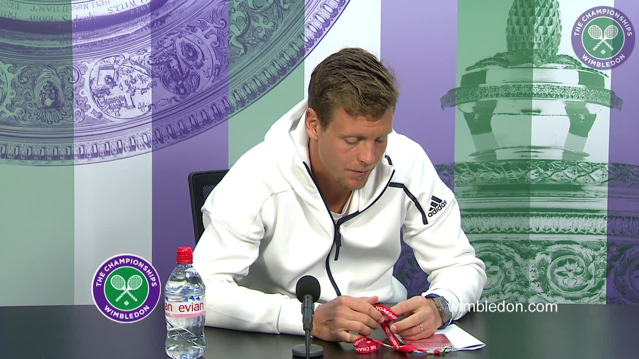 Tomas Berdych first round press conference