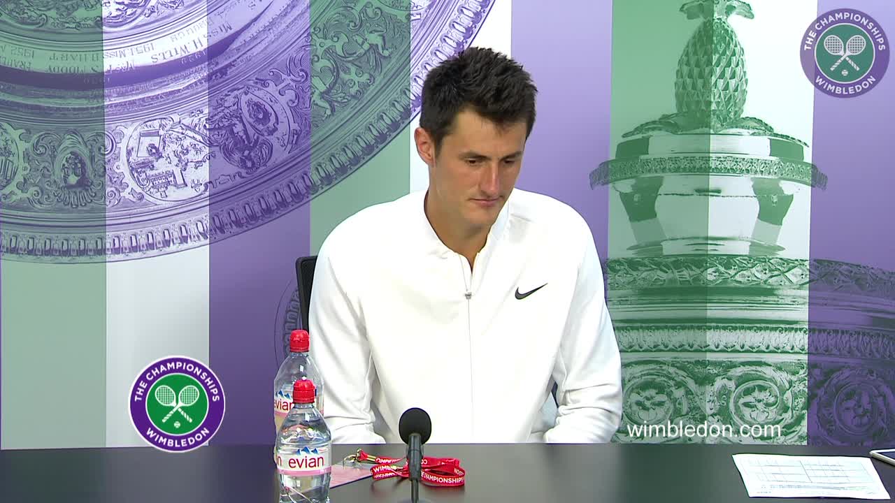 Bernard Tomic first round press conference