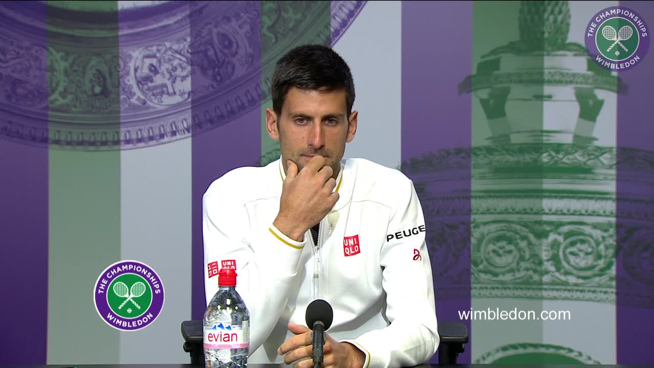 Novak Djokovic second round press conference