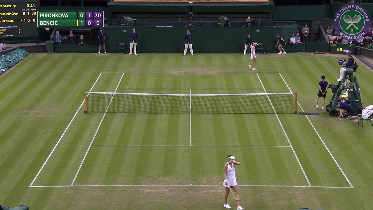2016, Day 3 Highlights, Belinda Bencic vs Tsvetana Pironkova