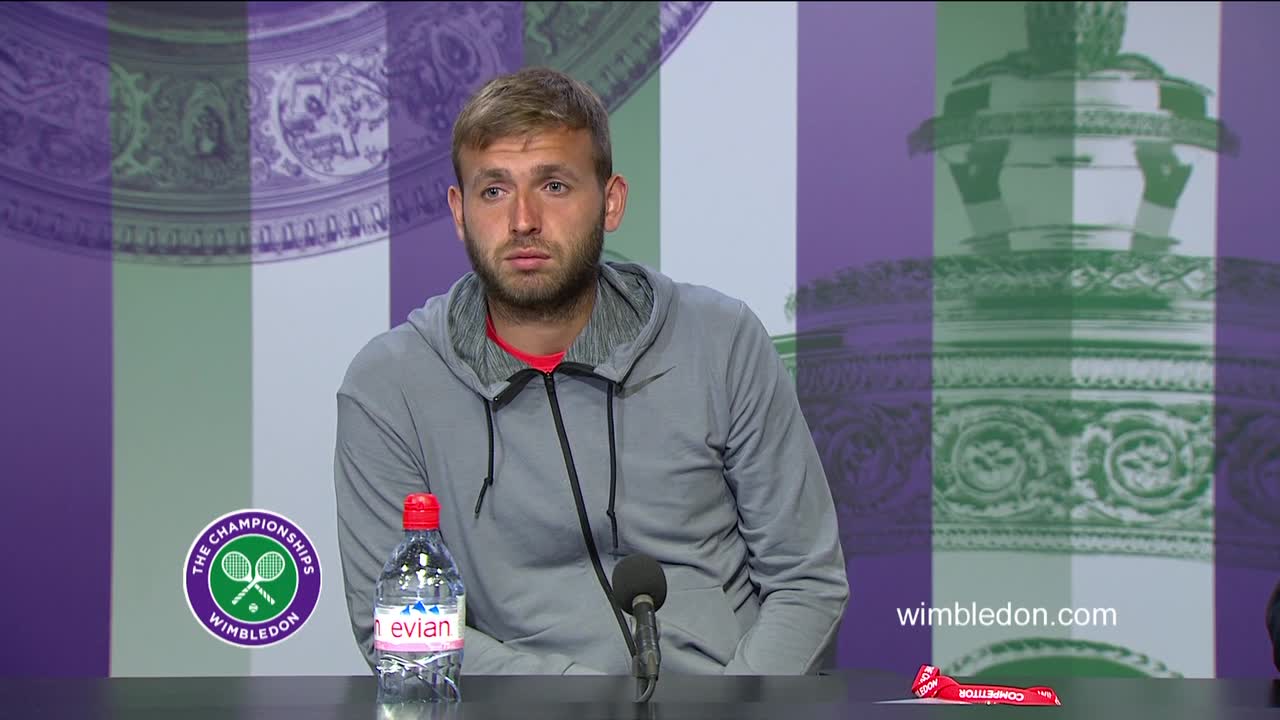 Dan Evans second round press conference