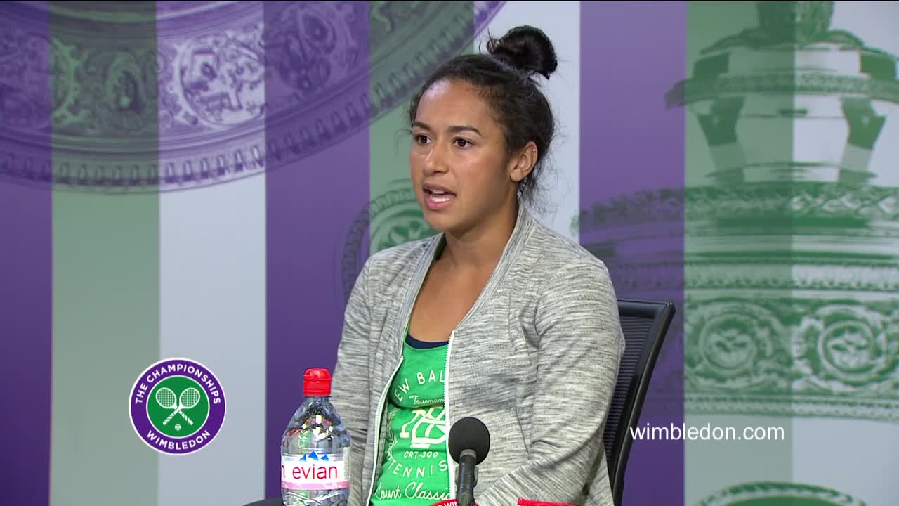 Heather Watson first round press conference