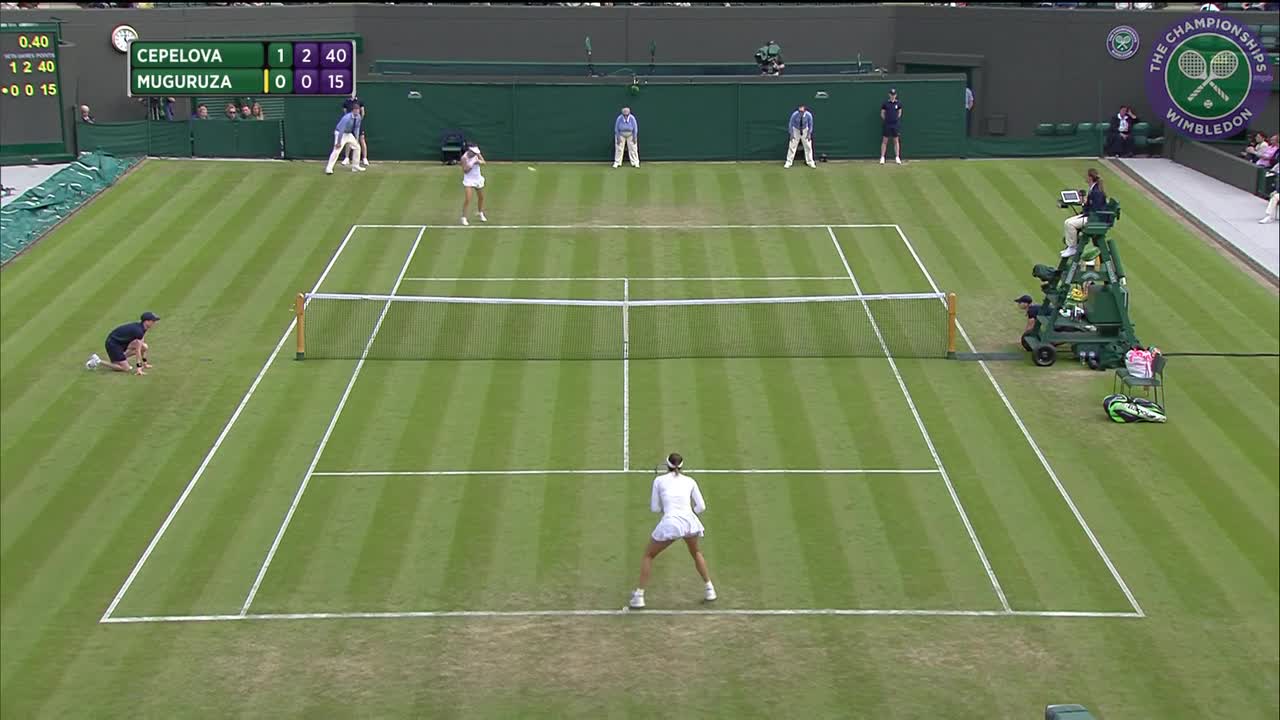 2016, Day 4 Highlights, Jana Cepelova vs Garbiñe Muguruza