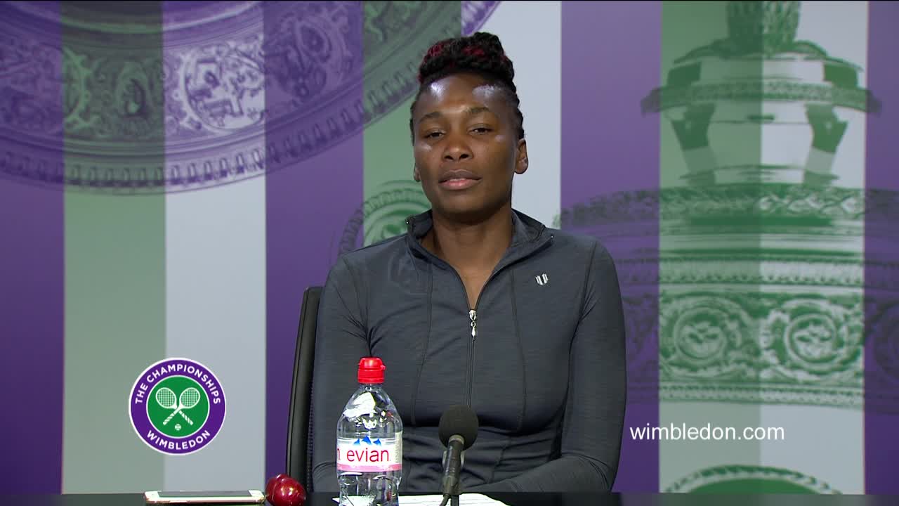 Venus Williams second round press conference