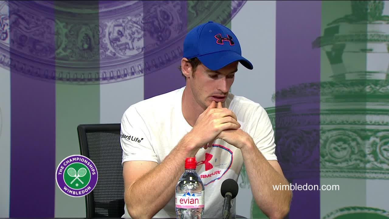 Andy Murray second round press conference